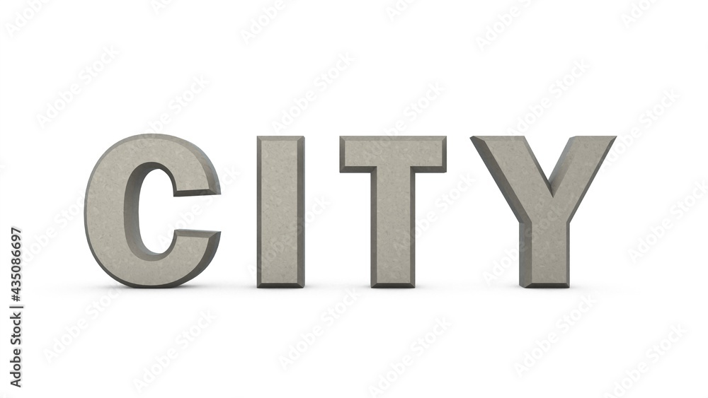 Poster plantin metallic 3d text 
