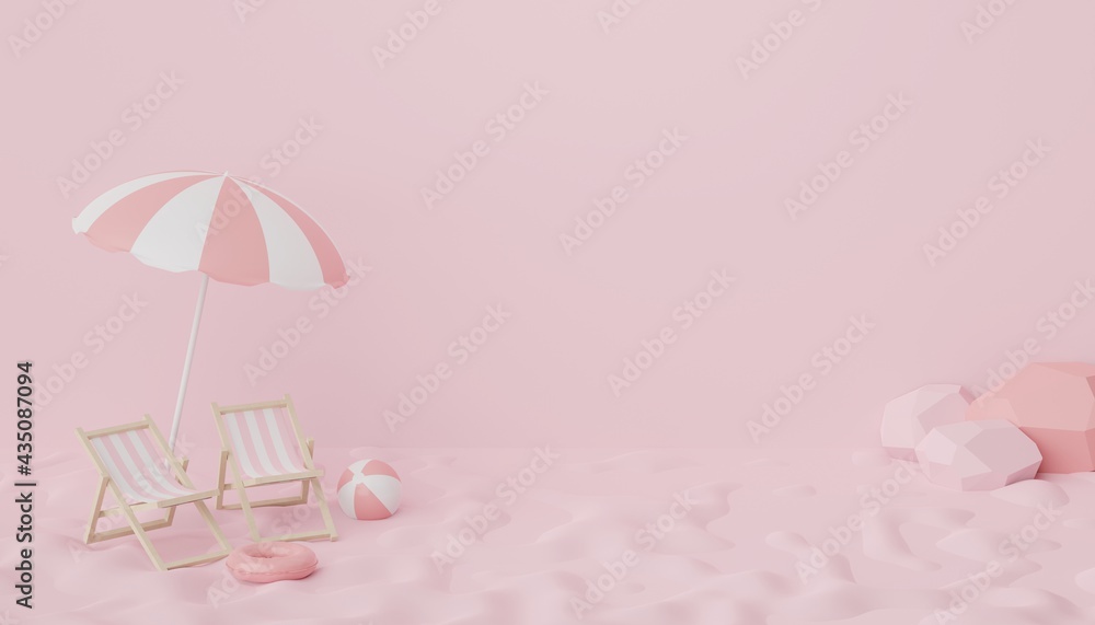 Aufkleber 3d render of abstract minimal display podium for showing products or cosmetic presentation with summ