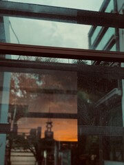 Obraz premium light reflection in a building