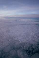 Clouds out my airplane window