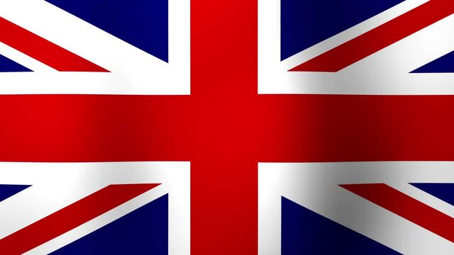 Computer generated 3D weaving England flag