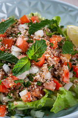 Tabule. Refreshing Lebanese cuisine salad