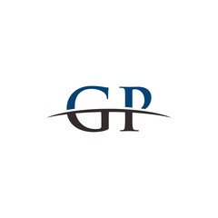 Initial letter GZ, overlapping movement swoosh horizon, company logo design inspiration