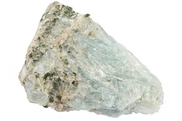 albite from Norway isolated on white background