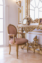 antique armchair and chair