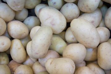 Potatoes in a crate