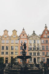 Fototapeta na wymiar Old Town in Gdansk, Poland
