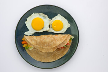 Smiling face chappati