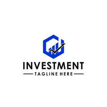 Investment Growth Logo Tamplate Vector