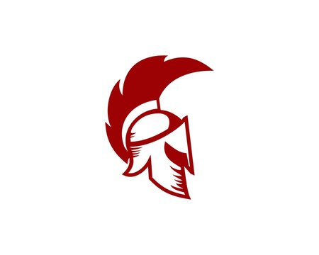 simple spartan logo vector