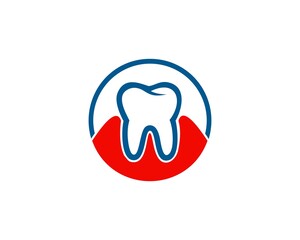 simple oral dental vector logo