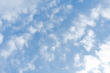 Blue sky with clouds. Sky background.