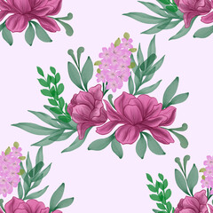 Flowers Seamless Pattern