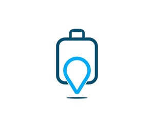 travel logo bags and pin location