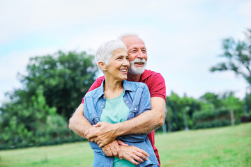 senior couple happy elderly love together retirement lifestyle smiling man woman mature fun
