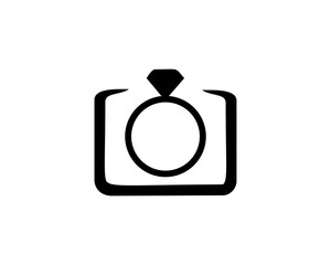 wedding photography logo icon