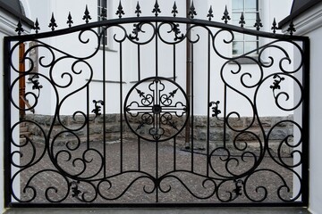 wrought iron gate