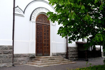 entrance to the church