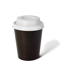 coffee cup drink espresso cafe mug cappuccino plastic to go paper break office caffeine white brown