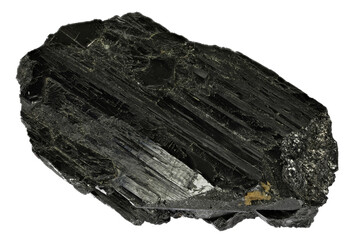 wolframite from Kara Oba, Kazakhstan isolated on white background