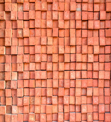 Fototapeta premium Bricks wall texture background. Red brick background