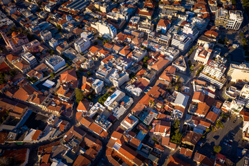 Heart of Limassol, Cyprus, top down view