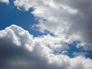 Blue sky background. Blue sky with white clouds