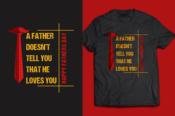 Father's day t-shirt design template