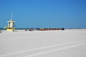 Cercles muraux Clearwater Beach, Floride Strand am Golf von Mexico, Clearwater Beach, Florida