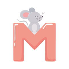 mouse animal alphabet