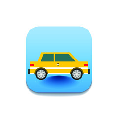 Abstract Car Transport Icon Vector Design Style