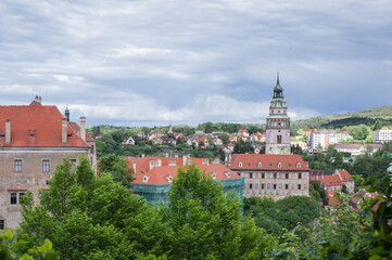13th century castle in the cozy little town of Cesky Krumlov in the Renaissance Baroque style
