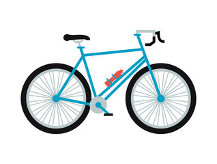 Fototapeta na wymiar blue bicycle icon