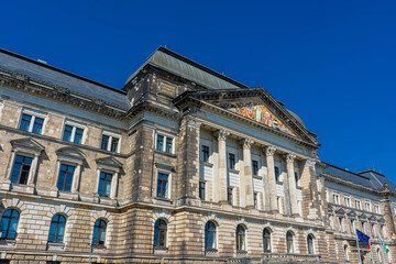 Fototapeta na wymiar Palace of Justice of Dresden, Germany