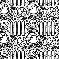 pattern of garden doodle