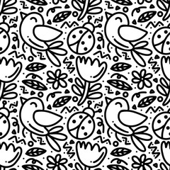 pattern of garden doodle