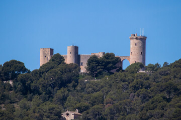 Castillo de Bellver, fortificaci&oacute;n de estilo g&oacute;tico, Isla de Mallorca