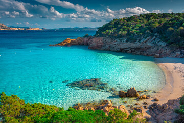 Amazing beach of Spargi island, Maddalena Archipelago, Sardinia Italy