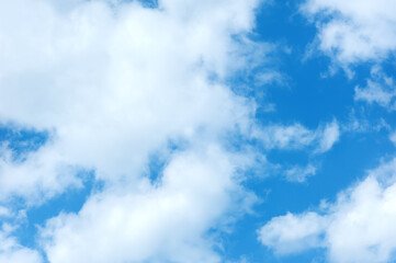 Fototapeta premium White clouds on blue sky background