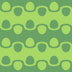 Rounded abstract seamless pattern - decorative accent for any surfaces.