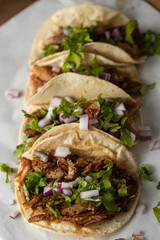 Barbecue tacos, regional Mexican food