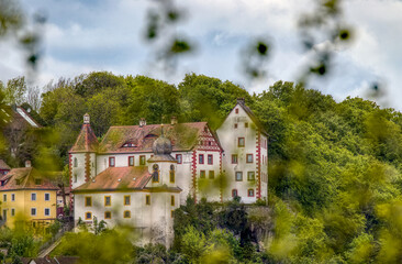 Fototapeta na wymiar scenic view of a medieval castle