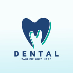 Creative dental practice logo design templates