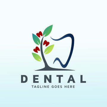 Small Town Tree Dental Practice Logo Design Templates