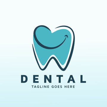 A modern affordable dental clinic logo design templates
