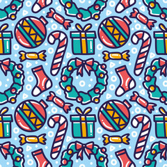 collection of christmas day pattern