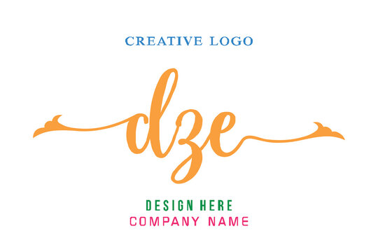 DZE lettering logo is simple, easy to understand and authoritative