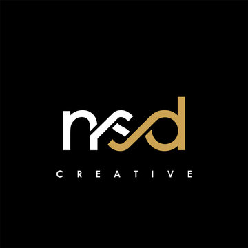 NSD Letter Initial Logo Design Template Vector Illustration