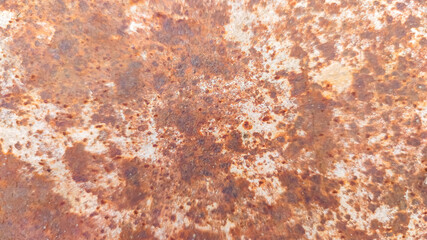 Rust with scuffed paint texture. Scratched metal texture. Old rusty metal background