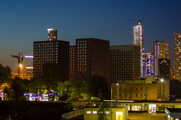 The city falls asleep. Moscow at night
